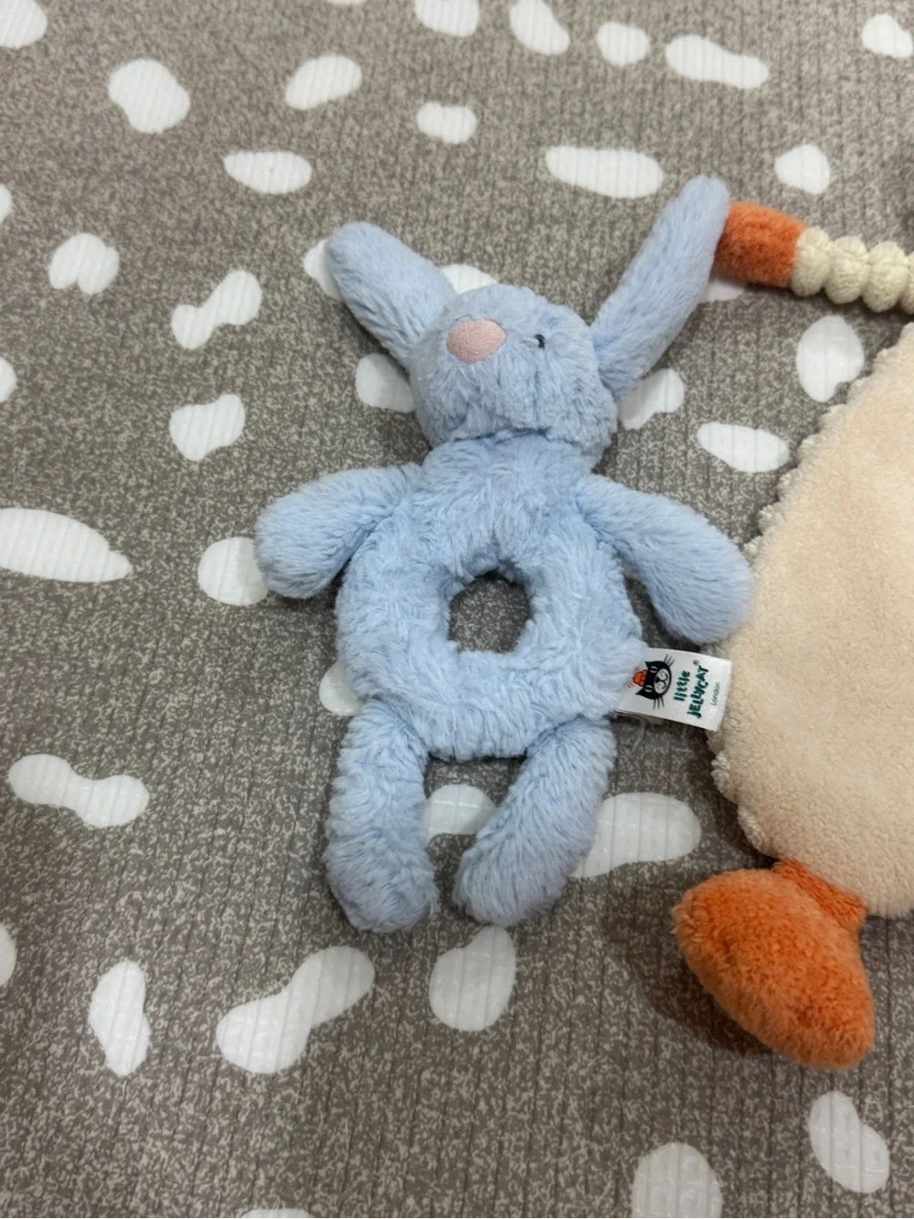 Jellycat lot baby rattle stuffed animal book bashful bunny giraffe lion duckbear